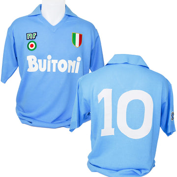 1987-88 NAPOLI 10 MARADONA -HOME JERSEY - NR (LIMITED EDITION) BUITONI